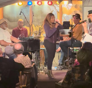 Adora Aiza performing live soul music at iconic Harlem venue Adora Aiza Harlem Performance